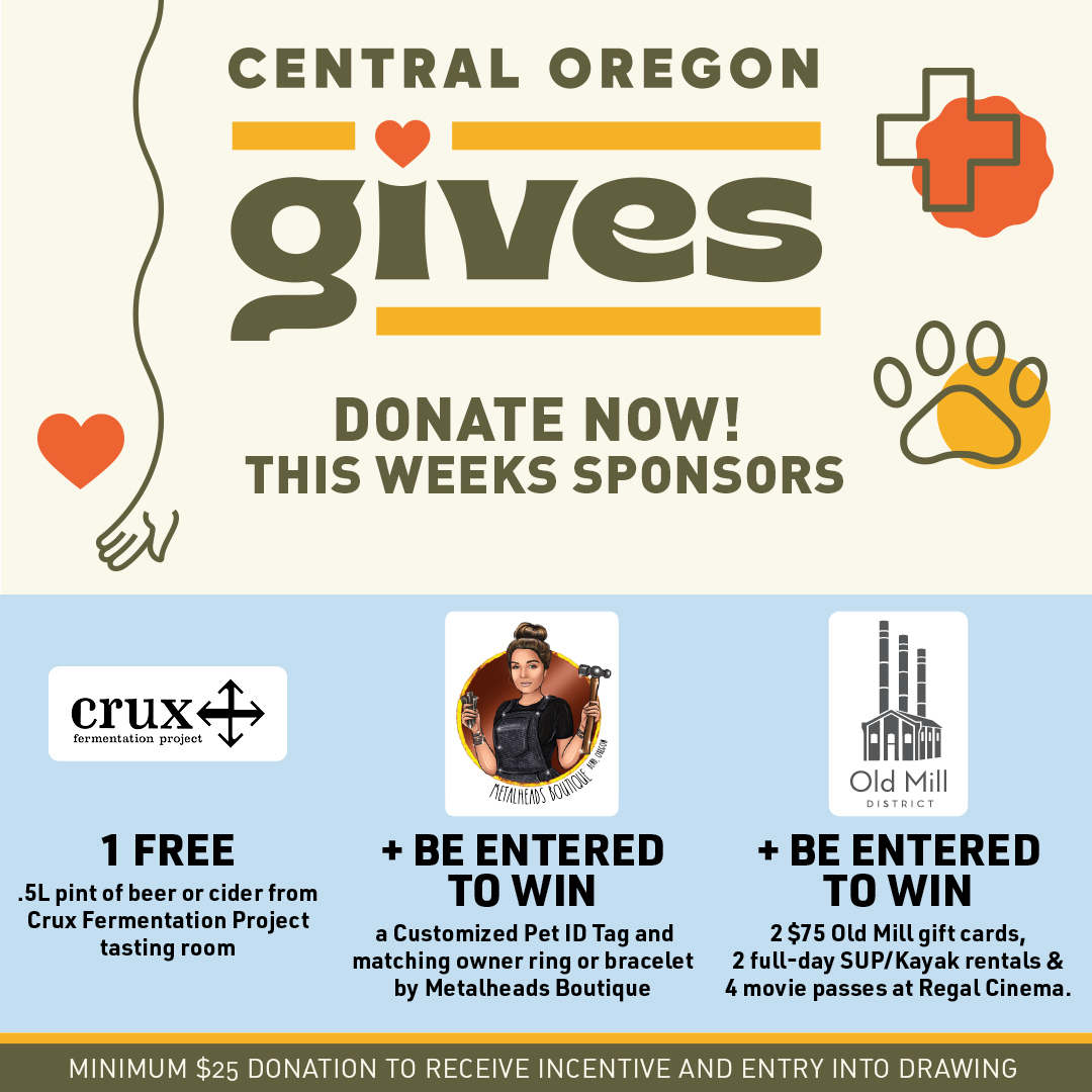 Central Oregon Gives PET Week 3
